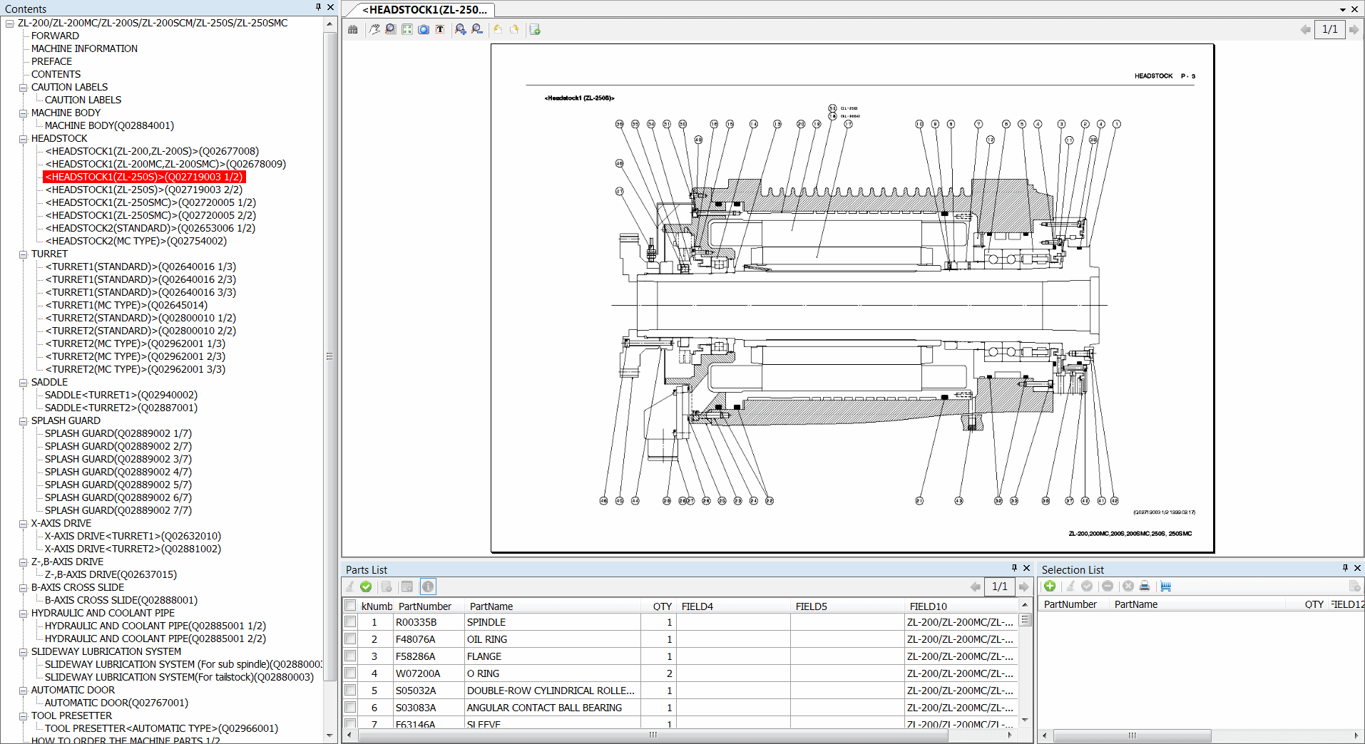 DMG Mori Seiki, DJVU, spare parts catalogs DMG Mori Seiki, spare parts