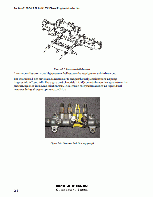 Isuzu 5.2L/7.8L Diesel Engine Diagnostics, This 273-page Participant's Manual is designed to