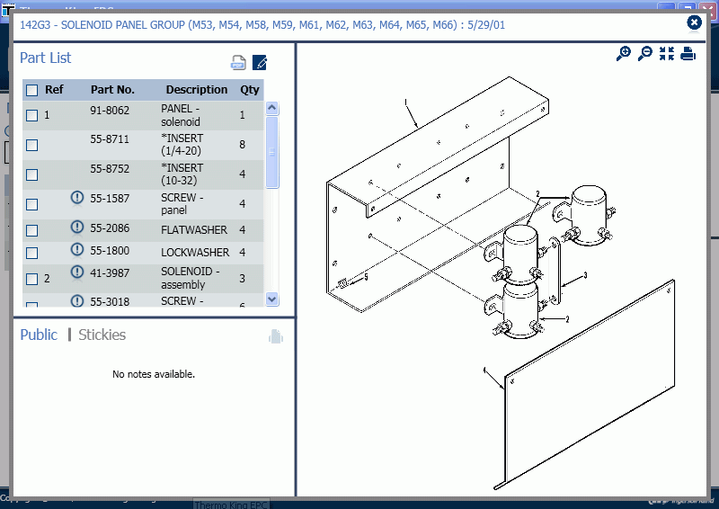 Thermo King 2013, spare parts catalogs for Thermoking, spare parts