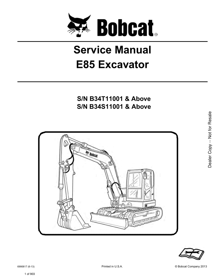 Bobcat Service Library 2021, operator's and maintenance manuals