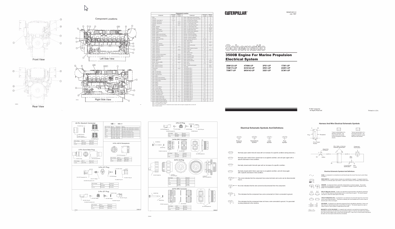 Caterpillar Wiring Schematic Interlock 70 Pin