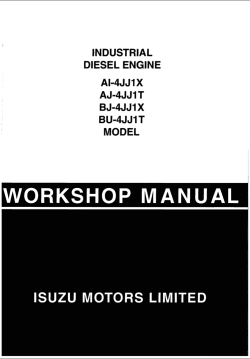 Isuzu 4jj1 Manual