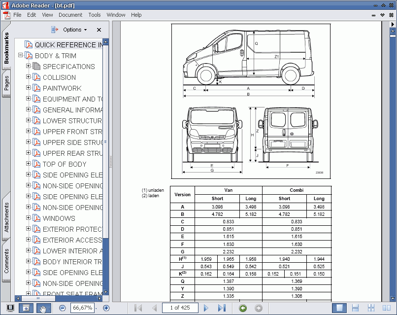 Nissan Primastar X83 series From September 2002, 2002>,