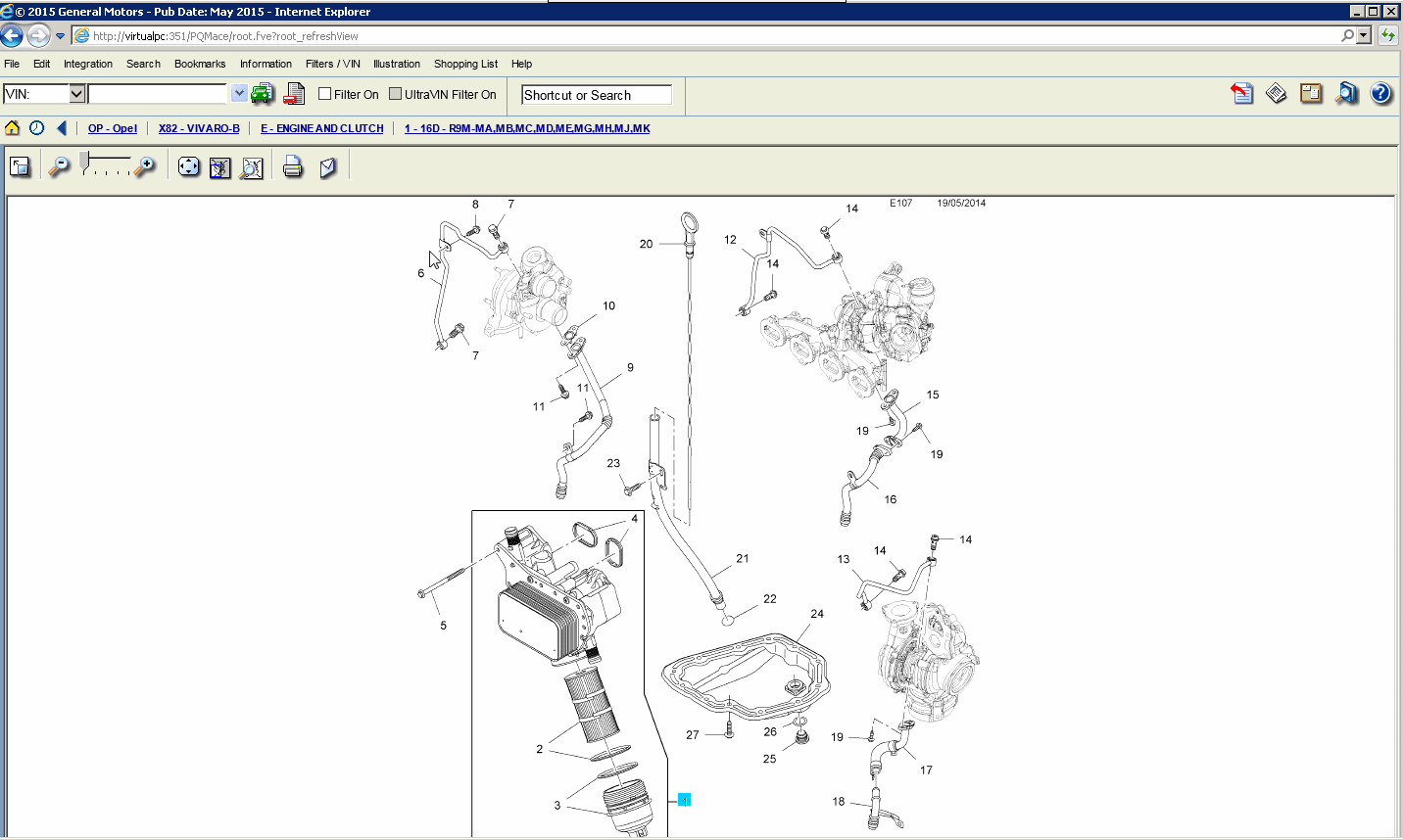 Opel catalog parts