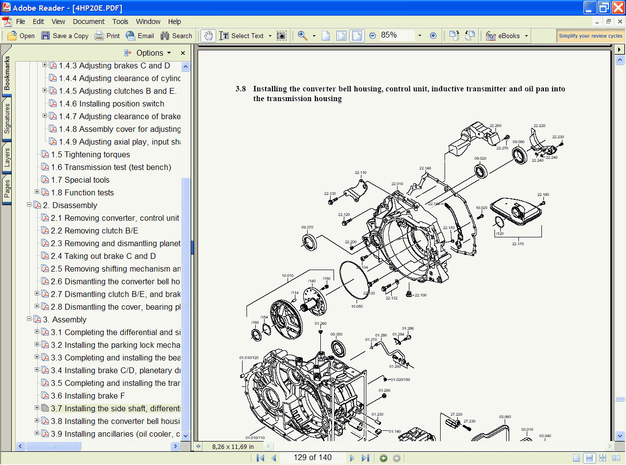 Схема акпп zf 5hp24